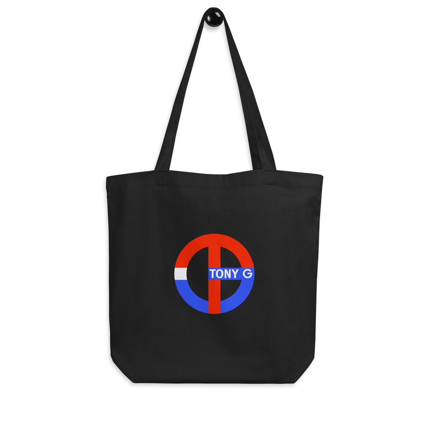 TONY G Eco Tote Bag, adorned with the TG Logo USA Monogram