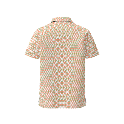 TONY G Women's Classic Fit Polo Shirt, adorned with the TG Logo #1 Monogram Pattern