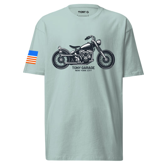 TONY Garage 2 Men's Heavyweight Cotton Tee, featuring the TONY Garage 2 design