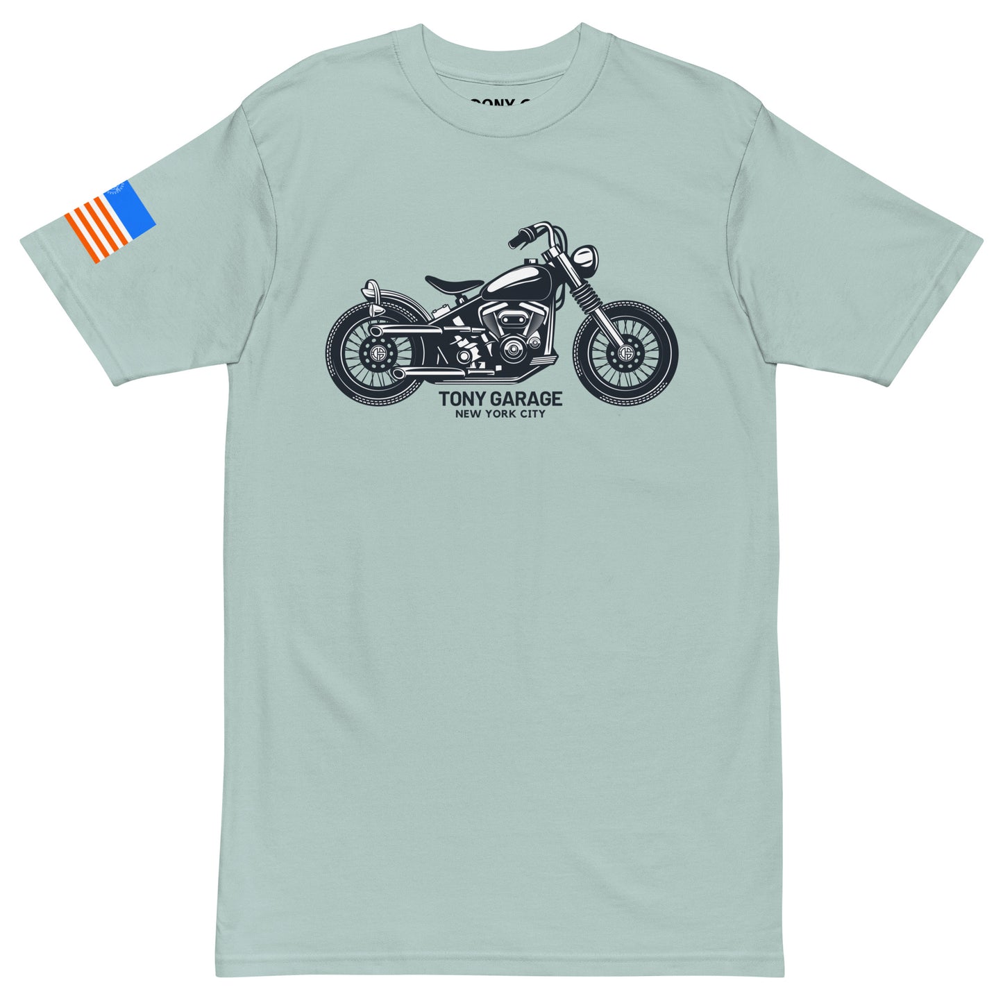 TONY Garage 2 Men's Heavyweight Cotton Tee, featuring the TONY Garage 2 design