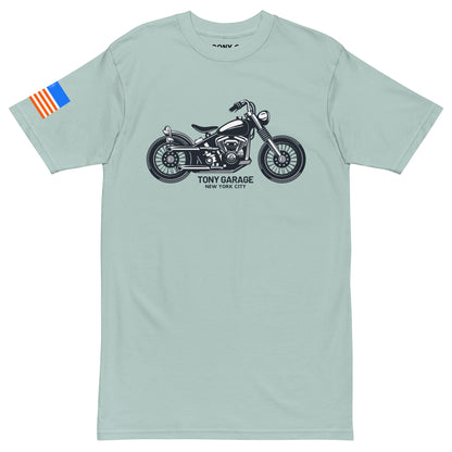 TONY Garage 2 Men's Heavyweight Cotton Tee, featuring the TONY Garage 2 design