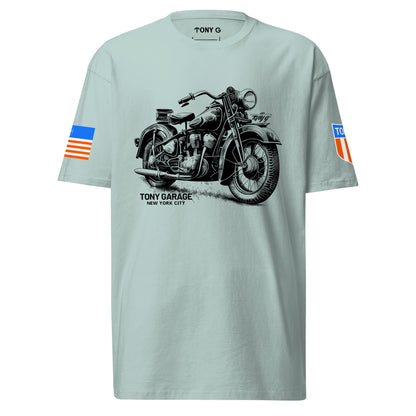 TONY Garage 3 Men's Heavyweight Cotton Tee, featuring the TONY Garage 3 design