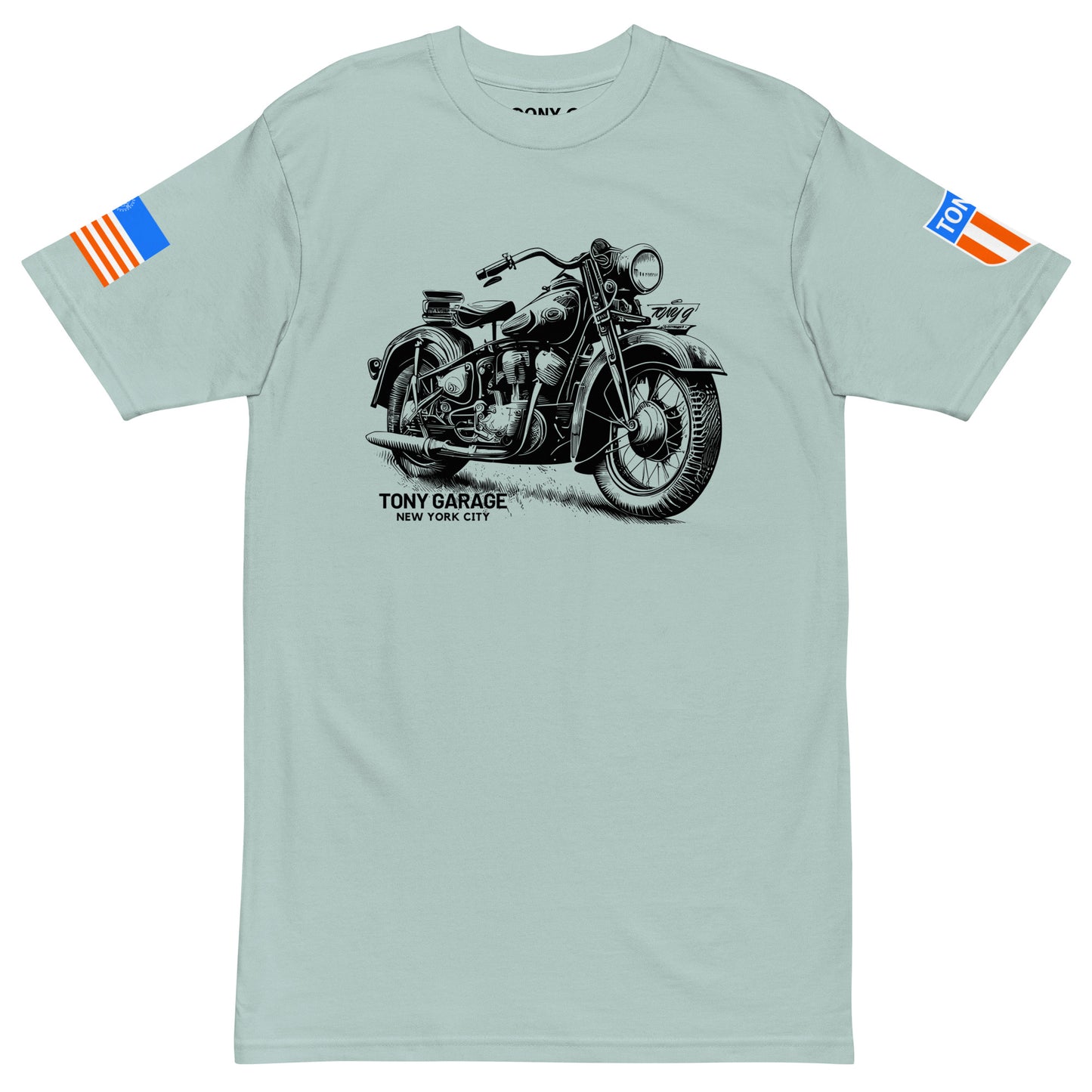 TONY Garage 3 Men's Heavyweight Cotton Tee, featuring the TONY Garage 3 design