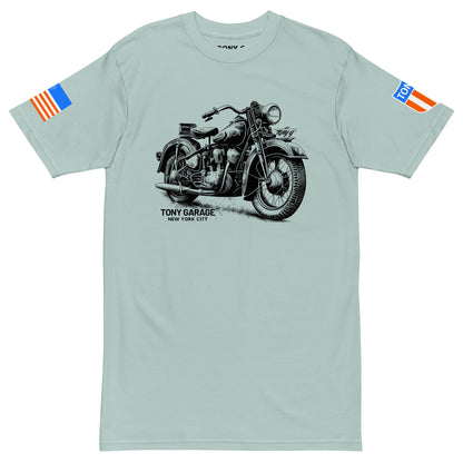 TONY Garage 3 Men's Heavyweight Cotton Tee, featuring the TONY Garage 3 design