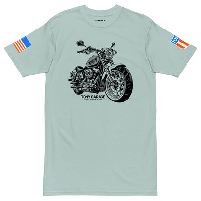 TONY Garage 4 Men's Heavyweight Cotton Tee, featuring the TONY Garage 4 design