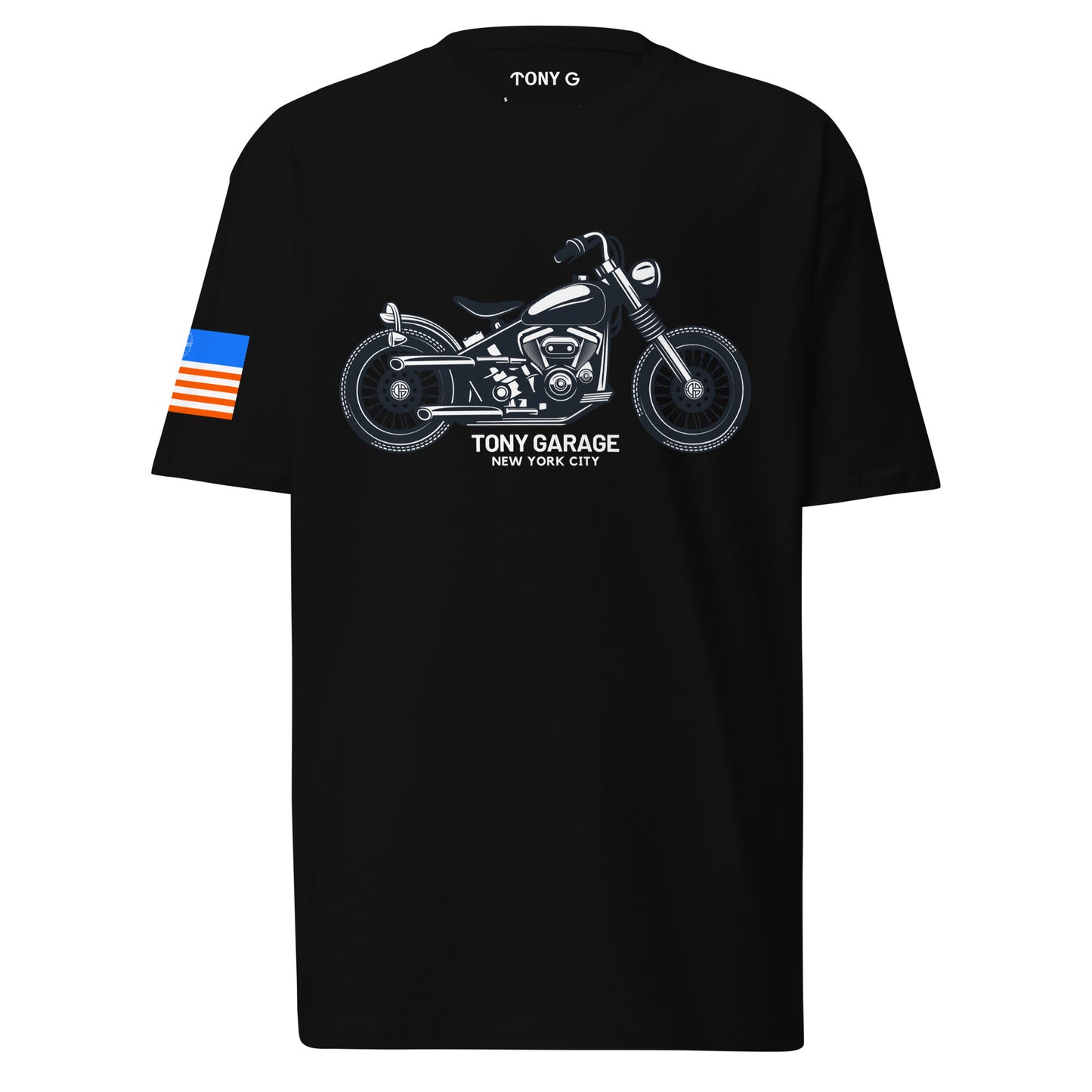 TONY Garage 2 Men's Heavyweight Cotton Tee, featuring the TONY Garage 2 design