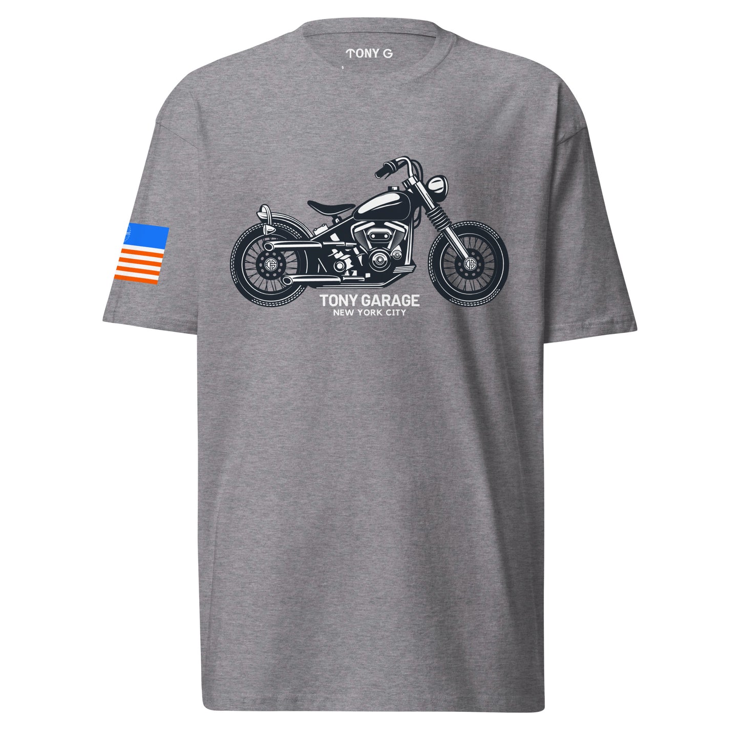 TONY Garage 2 Men's Heavyweight Cotton Tee, featuring the TONY Garage 2 design