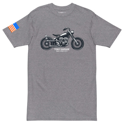 TONY Garage 2 Men's Heavyweight Cotton Tee, featuring the TONY Garage 2 design