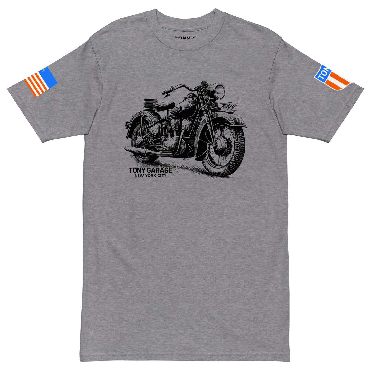 TONY Garage 3 Men's Heavyweight Cotton Tee, featuring the TONY Garage 3 design