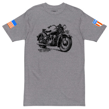 TONY Garage 3 Men's Heavyweight Cotton Tee, featuring the TONY Garage 3 design