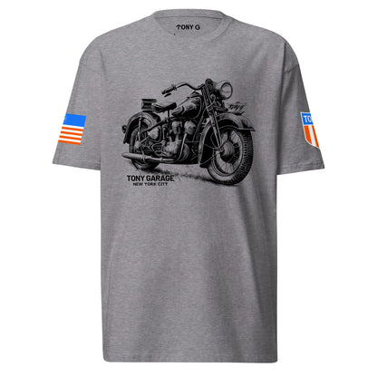 TONY Garage 3 Men's Heavyweight Cotton Tee, featuring the TONY Garage 3 design