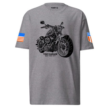 TONY Garage 4 Men's Heavyweight Cotton Tee, featuring the TONY Garage 4 design