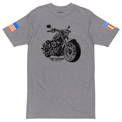 TONY Garage 4 Men's Heavyweight Cotton Tee, featuring the TONY Garage 4 design