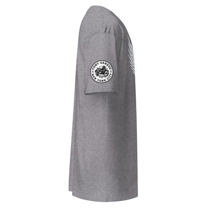 TONY Garage Winged TG Logo Tire Men's Heavyweight Cotton Tee, featuring the Winged TG Logo Tire design