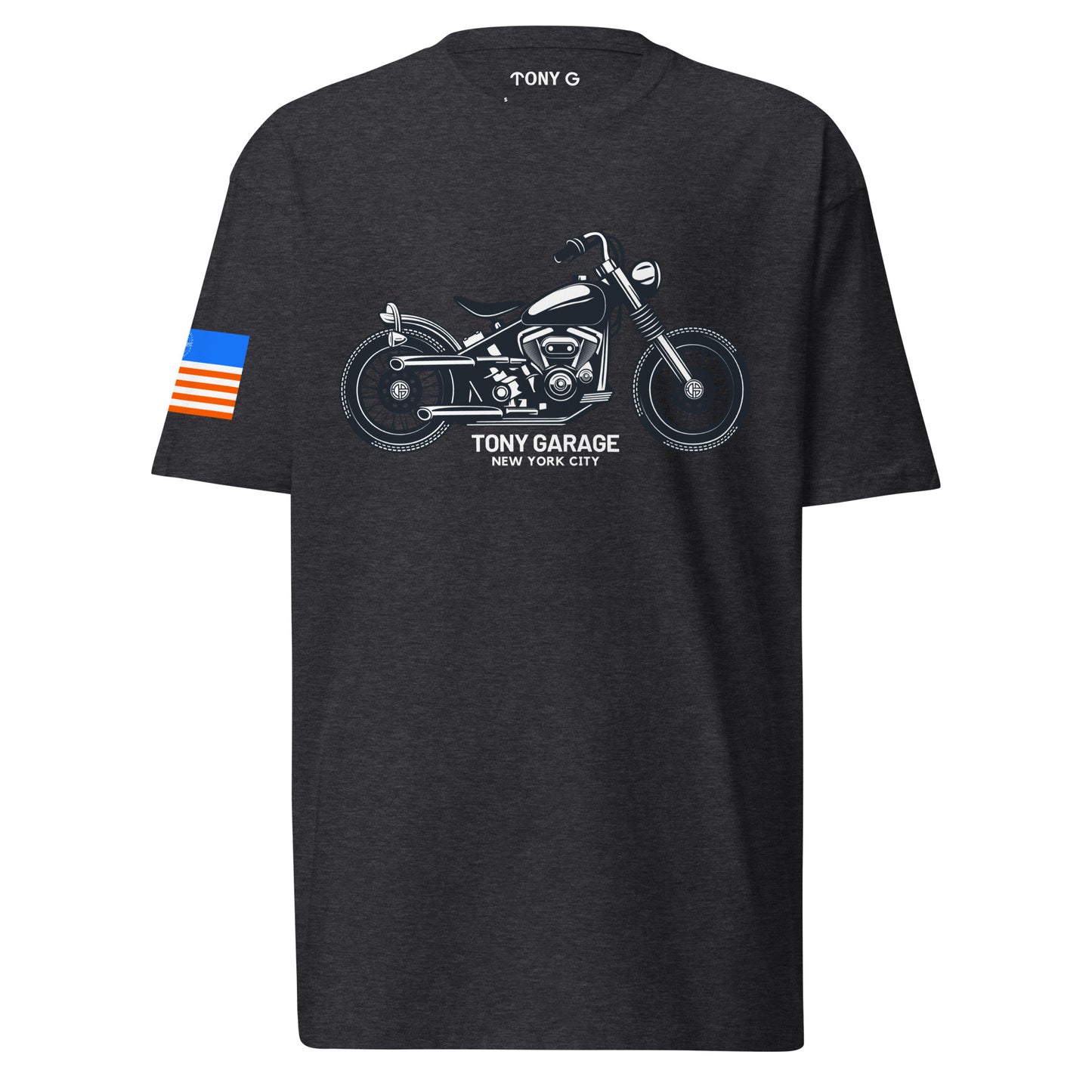 TONY Garage 2 Men's Heavyweight Cotton Tee, featuring the TONY Garage 2 design
