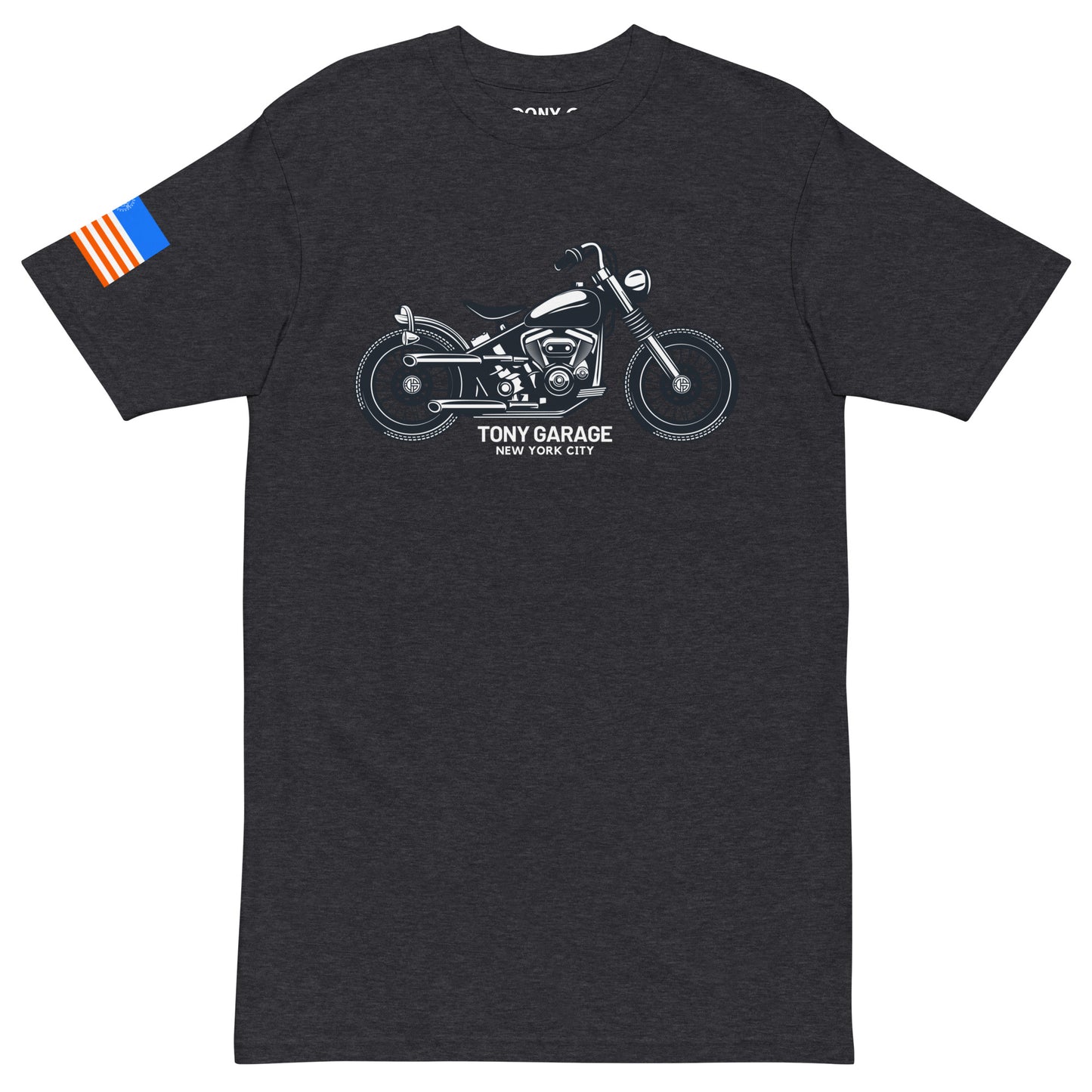 TONY Garage 2 Men's Heavyweight Cotton Tee, featuring the TONY Garage 2 design