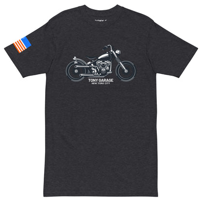 TONY Garage 2 Men's Heavyweight Cotton Tee, featuring the TONY Garage 2 design