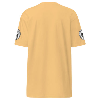 TONY Garage Winged TG Logo Tire Men's Heavyweight Cotton Tee, featuring the Winged TG Logo Tire design