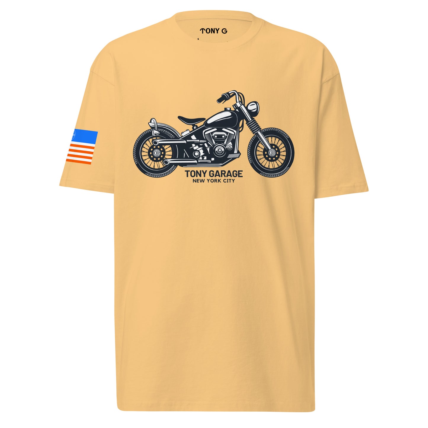 TONY Garage 2 Men's Heavyweight Cotton Tee, featuring the TONY Garage 2 design