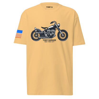 TONY Garage 2 Men's Heavyweight Cotton Tee, featuring the TONY Garage 2 design