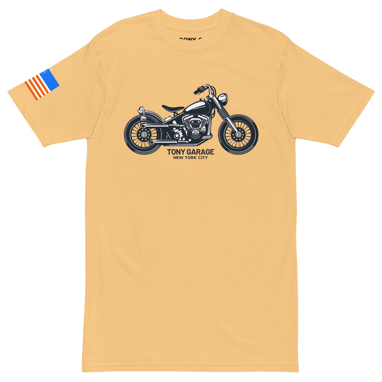 TONY Garage 2 Men's Heavyweight Cotton Tee, featuring the TONY Garage 2 design
