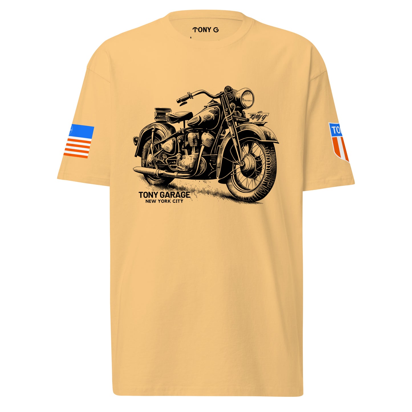 TONY Garage 3 Men's Heavyweight Cotton Tee, featuring the TONY Garage 3 design