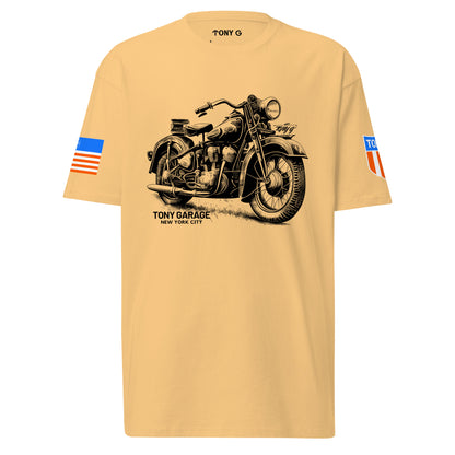 TONY Garage 3 Men's Heavyweight Cotton Tee, featuring the TONY Garage 3 design