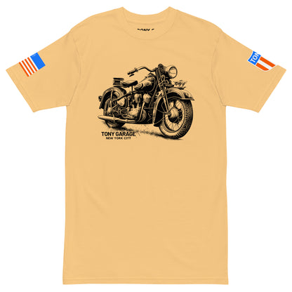 TONY Garage 3 Men's Heavyweight Cotton Tee, featuring the TONY Garage 3 design