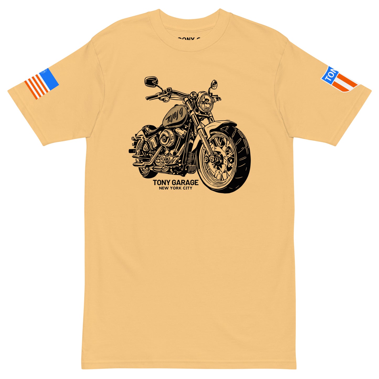 TONY Garage 4 Men's Heavyweight Cotton Tee, featuring the TONY Garage 4 design