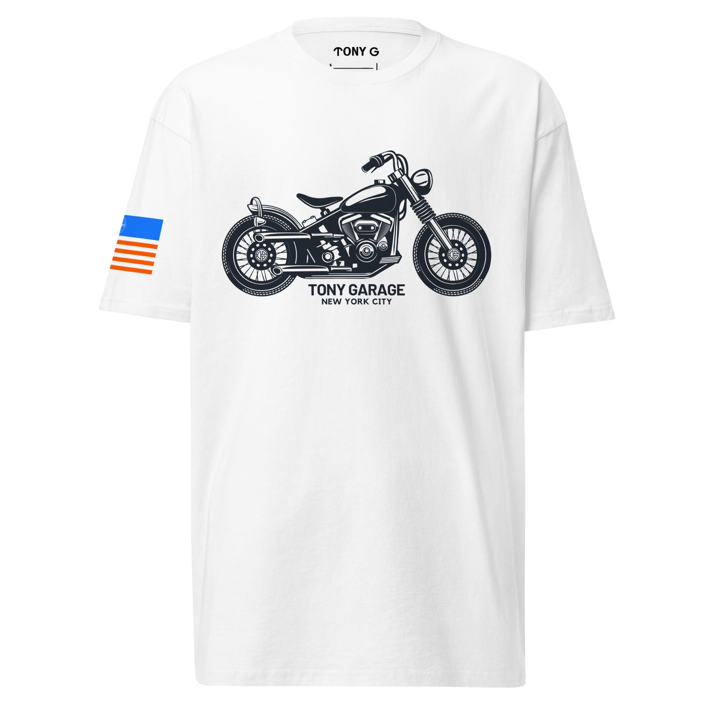 TONY Garage 2 Men's Heavyweight Cotton Tee, featuring the TONY Garage 2 design