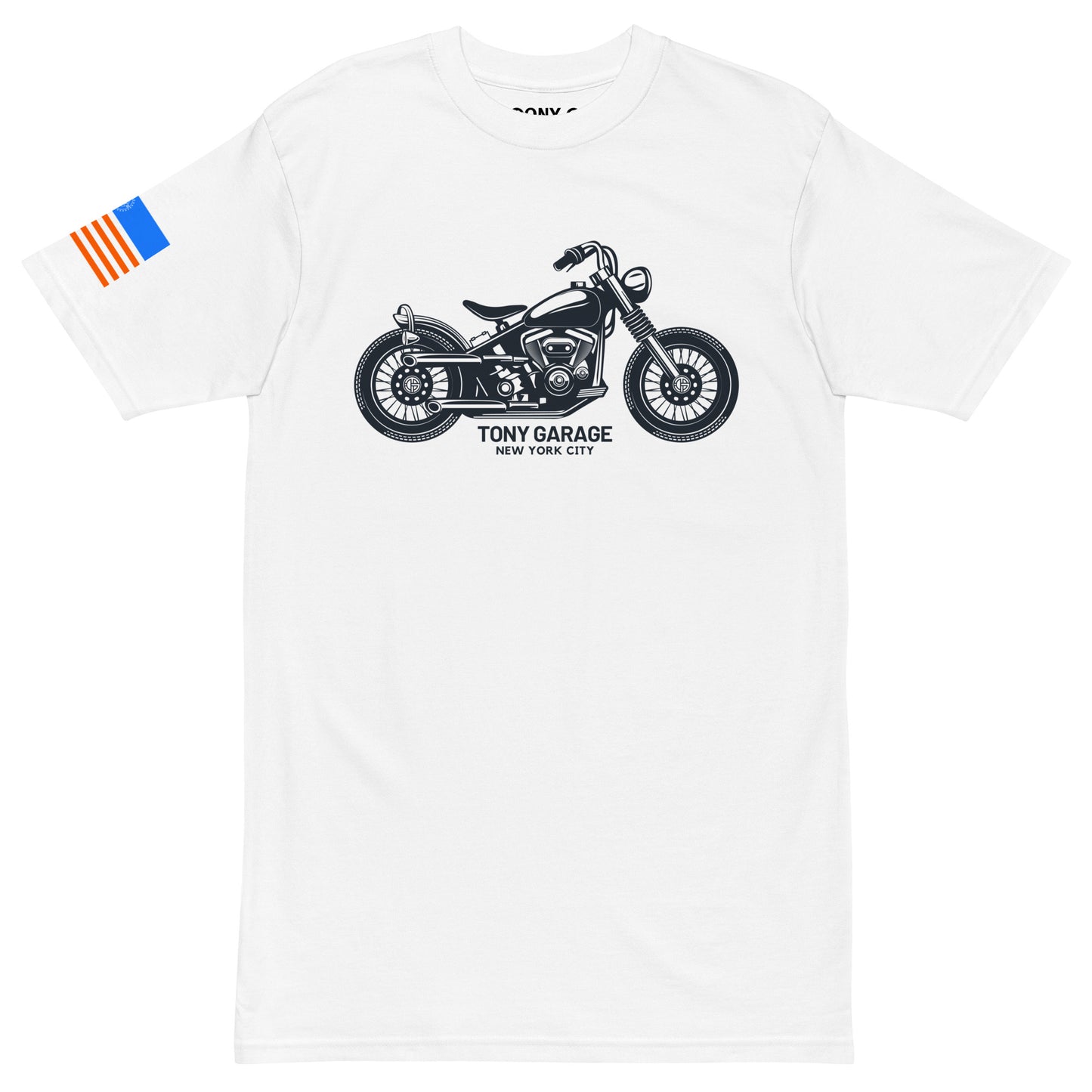 TONY Garage 2 Men's Heavyweight Cotton Tee, featuring the TONY Garage 2 design