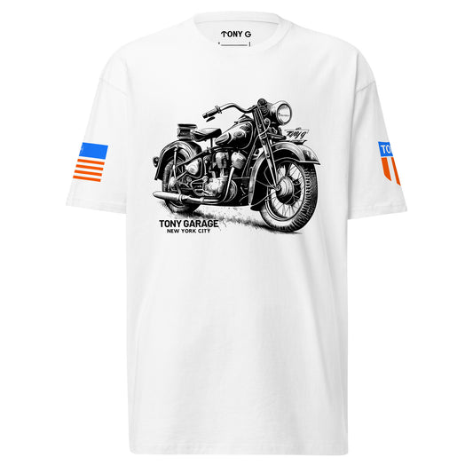 TONY Garage 3 Men's Heavyweight Cotton Tee, featuring the TONY Garage 3 design