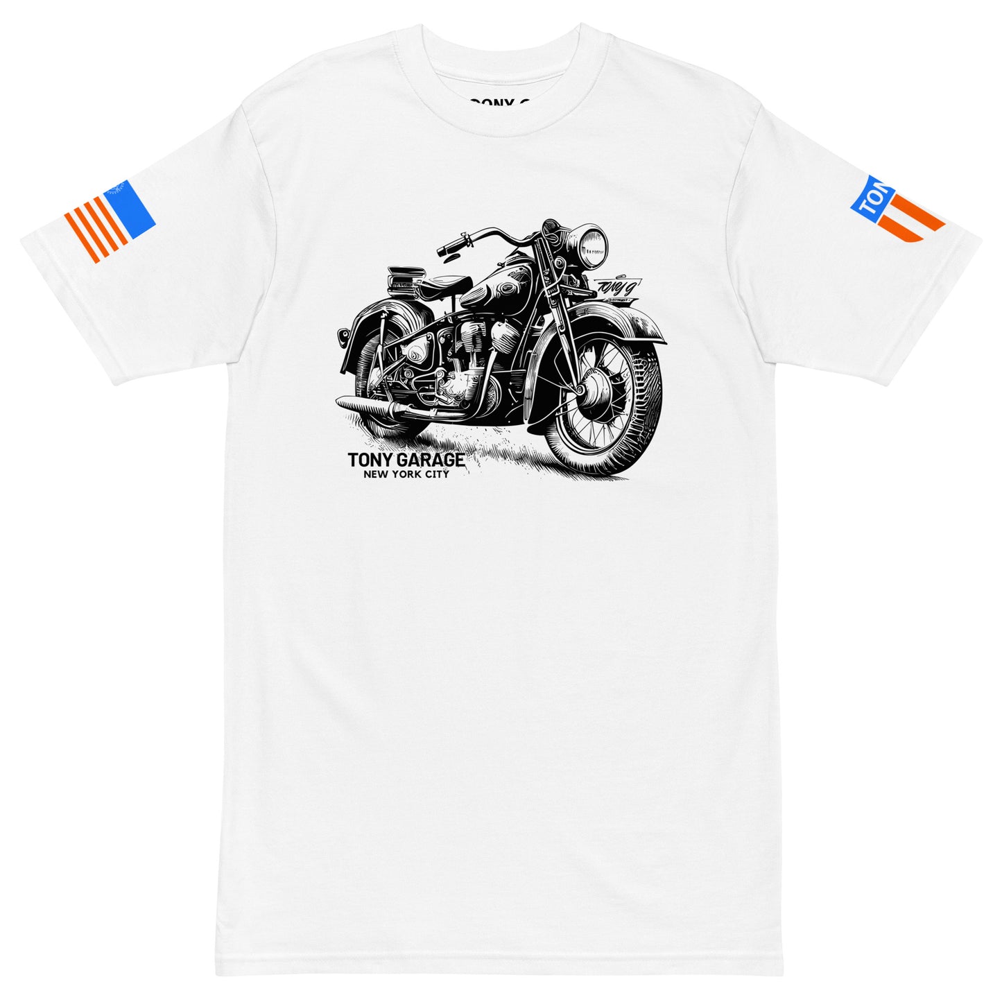 TONY Garage 3 Men's Heavyweight Cotton Tee, featuring the TONY Garage 3 design