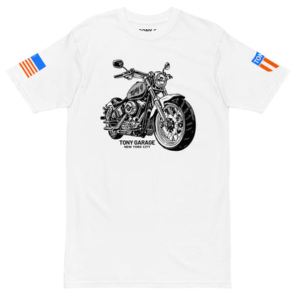 TONY Garage 4 Men's Heavyweight Cotton Tee, featuring the TONY Garage 4 design