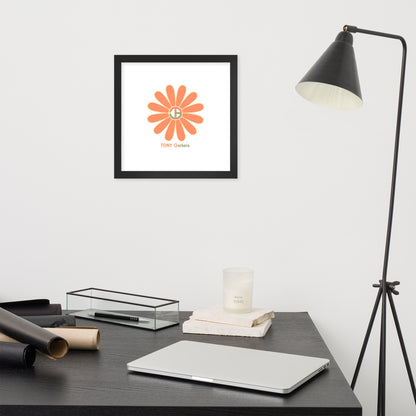 TONY Gerbera #1 Framed Poster Wall Art