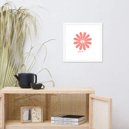 TONY Gerbera #4 Framed Poster Wall Art